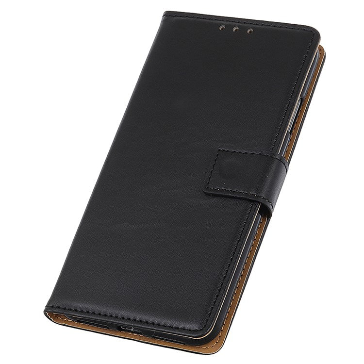 For Google Pixel 7 Pro 5G PU Leather Wallet Cover Magnetic Clasp Foldable Stand Case - Black