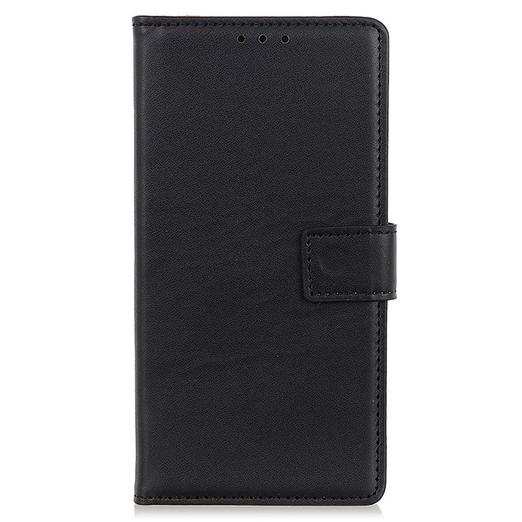 For Google Pixel 7 Pro 5G PU Leather Wallet Cover Magnetic Clasp Foldable Stand Case - Black