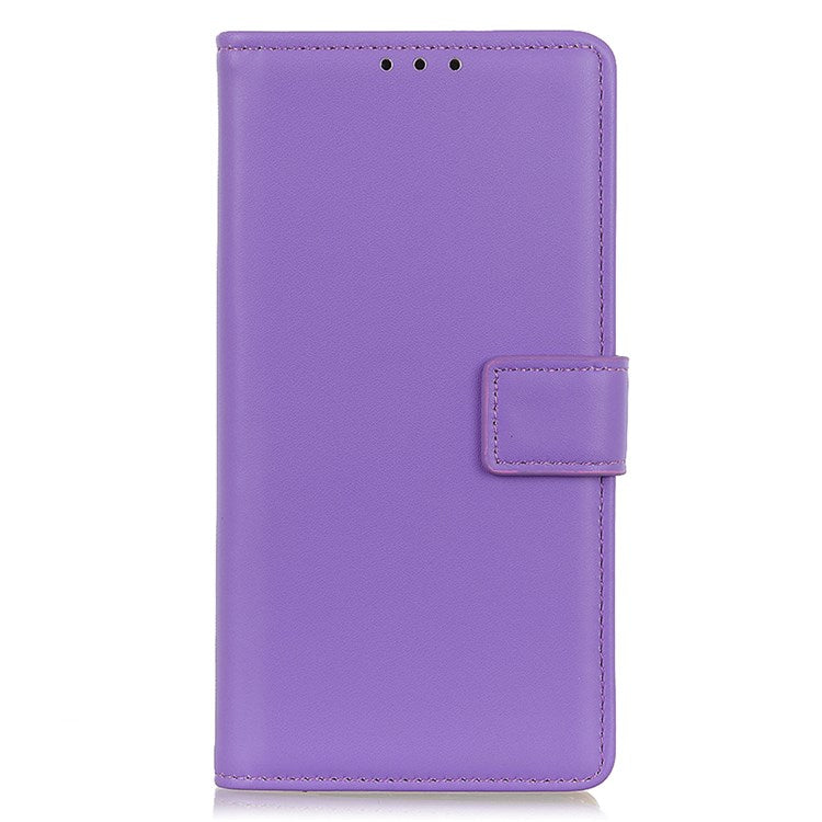 For Google Pixel 7 Pro 5G PU Leather Wallet Cover Magnetic Clasp Foldable Stand Case - Purple