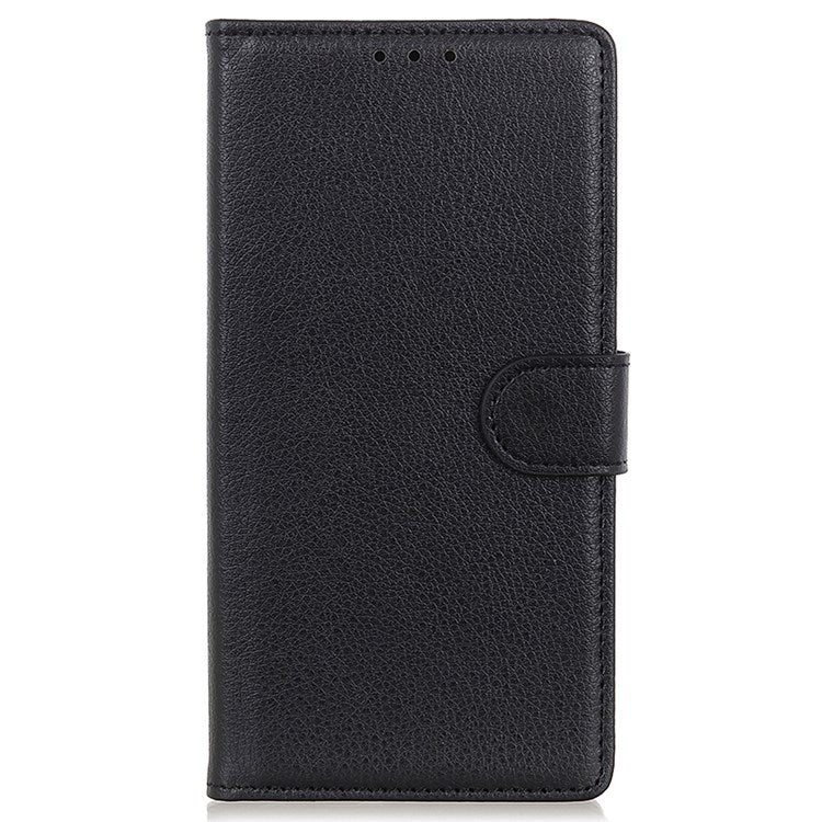 For Google Pixel 7 Pro 5G Anti-scratch Litchi Texture Case PU Leather Wallet Stand Phone Cover - Black