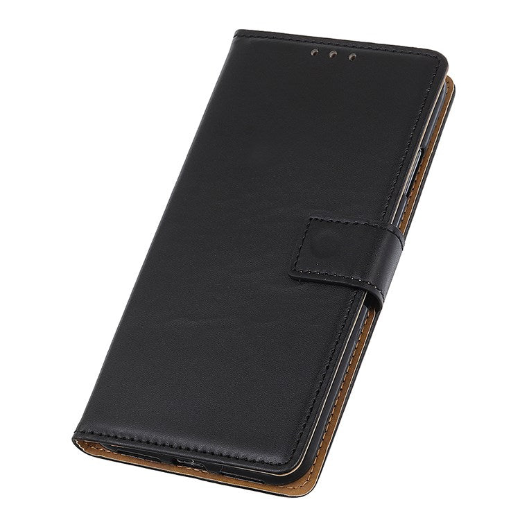 For Google Pixel 7 PU Leather Phone Cover Stand Wallet Inner TPU Flip Case - Black