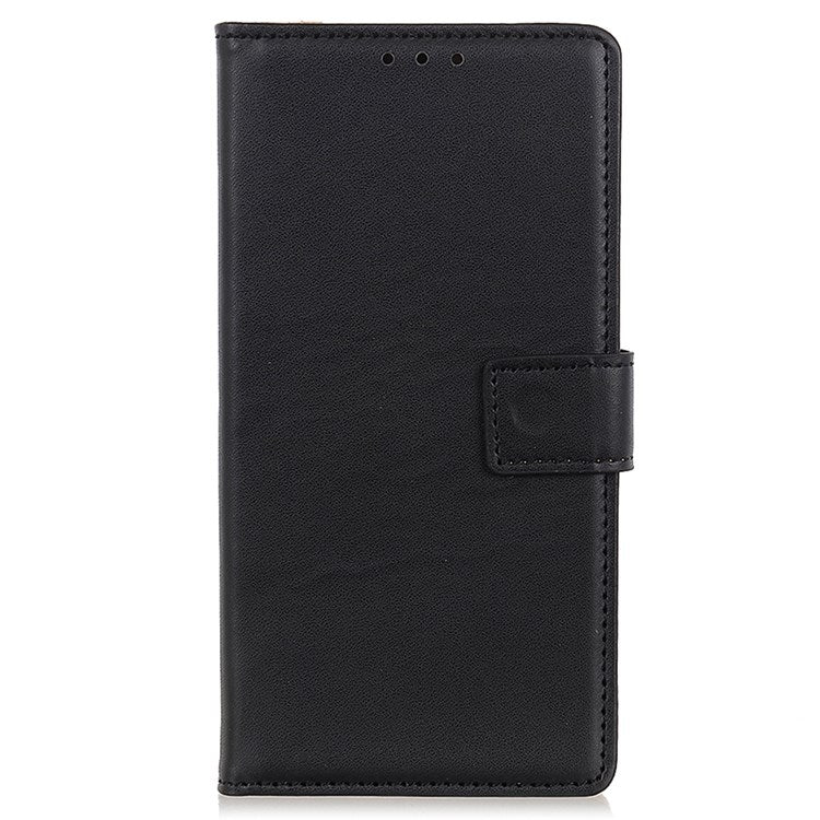 For Google Pixel 7 PU Leather Phone Cover Stand Wallet Inner TPU Flip Case - Black