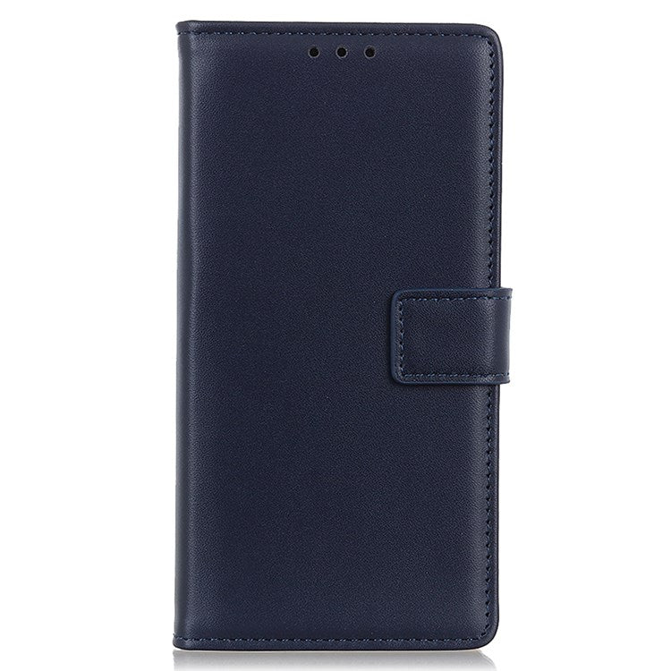 For Google Pixel 7 PU Leather Phone Cover Stand Wallet Inner TPU Flip Case - Blue