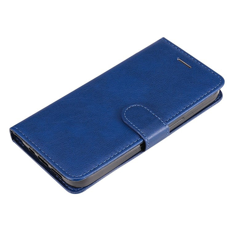 KT Leather Series-2 for Google Pixel 7 Pro 5G PU Leather Case Wallet Design Folio Stand Cover with Strap - Blue