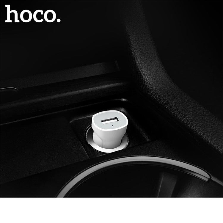 HOCO Z2 Single USB Port 1.5A Car Charger + Micro USB Charging Cable Set for Huawei Samsung Etc.