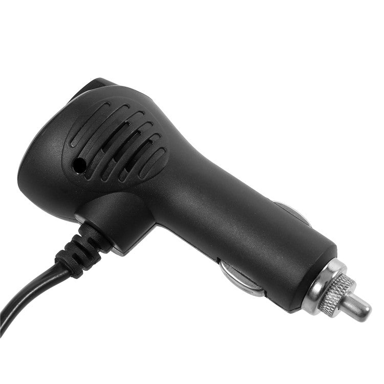 OLESSON No.1641 120W 12V/24V 1 to 2 Sockets Car Cigarette Lighter Splitter with One USB Port - Black