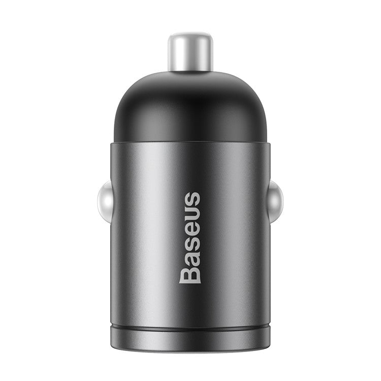 BASEUS Mini USB Car Charger 5A 30W Quick Car Charging Adapter for Mobile Phones Tablets - Grey