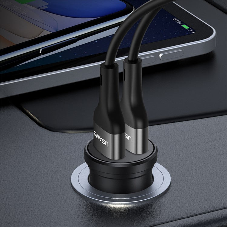 USAMS CC114 2.4A Dual USB Mini Car Charger