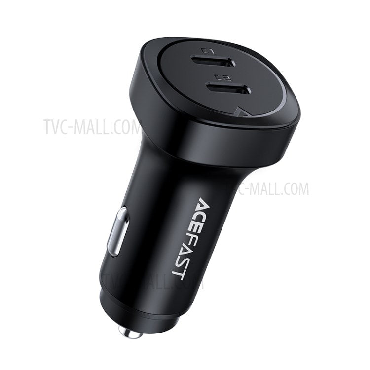 ACEFAST B2 72W Dual Ports USB-C Zinc Alloy Car Charger Adapter