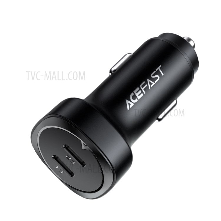 ACEFAST B2 72W Dual Ports USB-C Zinc Alloy Car Charger Adapter