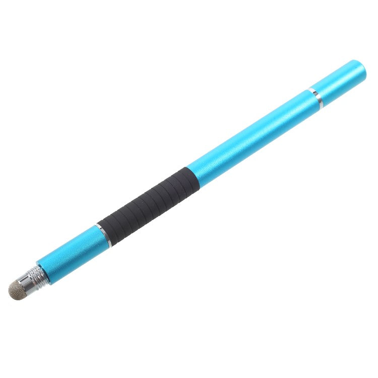 3-in-1 Touch Screen Stylus Pen + Drawing Pen + Ball Point Pen for iPhone iPad Samsung etc. - Baby Blue