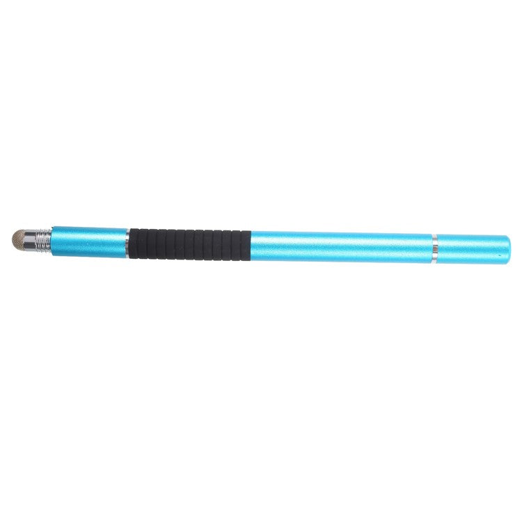 3-in-1 Touch Screen Stylus Pen + Drawing Pen + Ball Point Pen for iPhone iPad Samsung etc. - Baby Blue