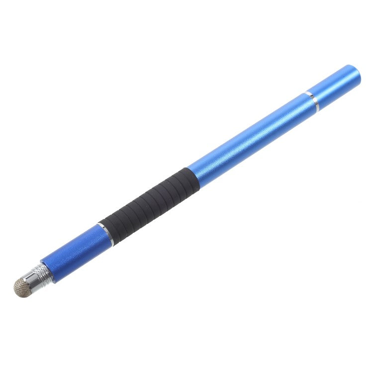 3-in-1 Touch Screen Stylus Pen + Drawing Pen + Ball Point Pen for iPhone iPad Samsung etc. - Dark Blue