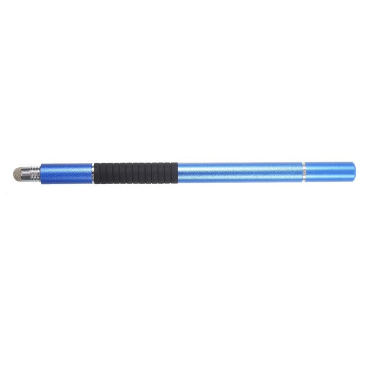 3-in-1 Touch Screen Stylus Pen + Drawing Pen + Ball Point Pen for iPhone iPad Samsung etc. - Dark Blue