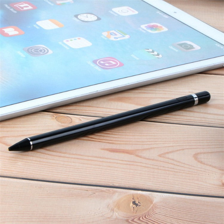 1.4mm Ultra-fine Nib Pen Active Stylus for iPhone Samsung Huawei Etc. - Black