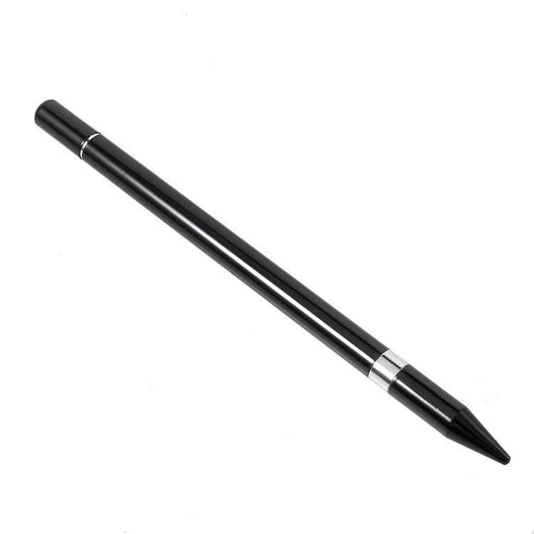 2 in 1 Muto-Function Stylus Pen with Ball Point Pen Feature for iPhone Samsung Sony etc. - Black