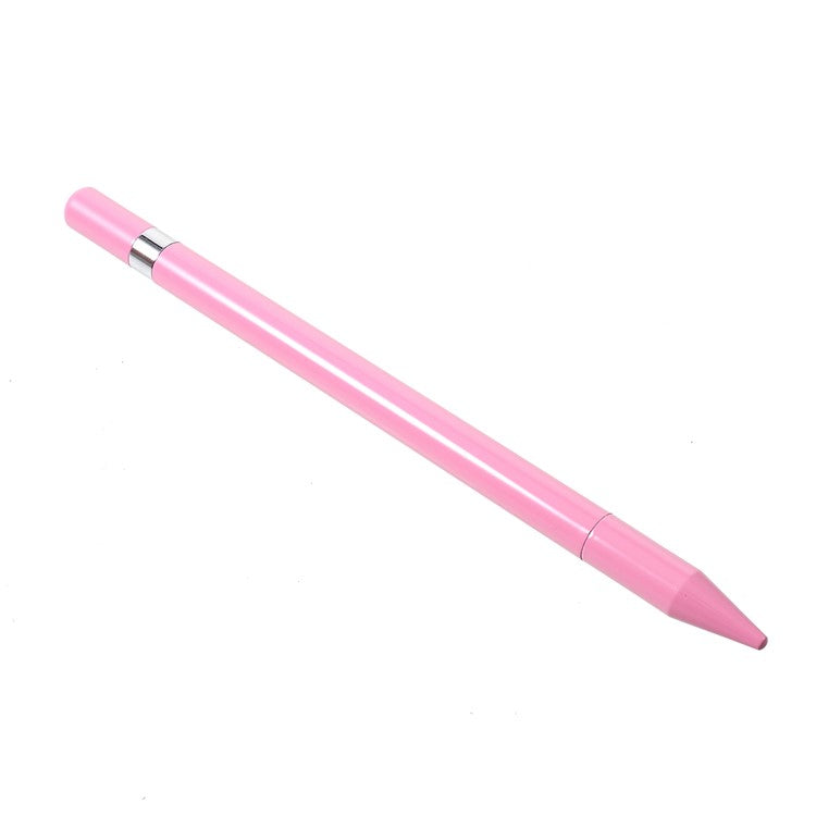 2 in 1 Muto-Function Stylus Pen with Ball Point Pen Feature for iPhone Samsung Sony etc. - Pink