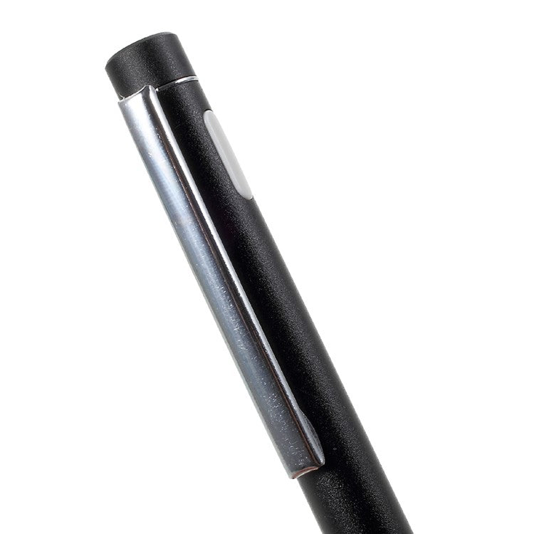 Metal Tip 2.0mm High-precision Capacitive Touch Screen Pen for iPhone iPad Samsung - Black