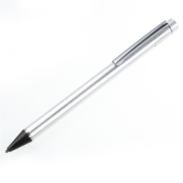 2.0mm High-precision Capacitive Touch Screen Pen Metal Tip for iPhone iPad Samsung - Silver Color