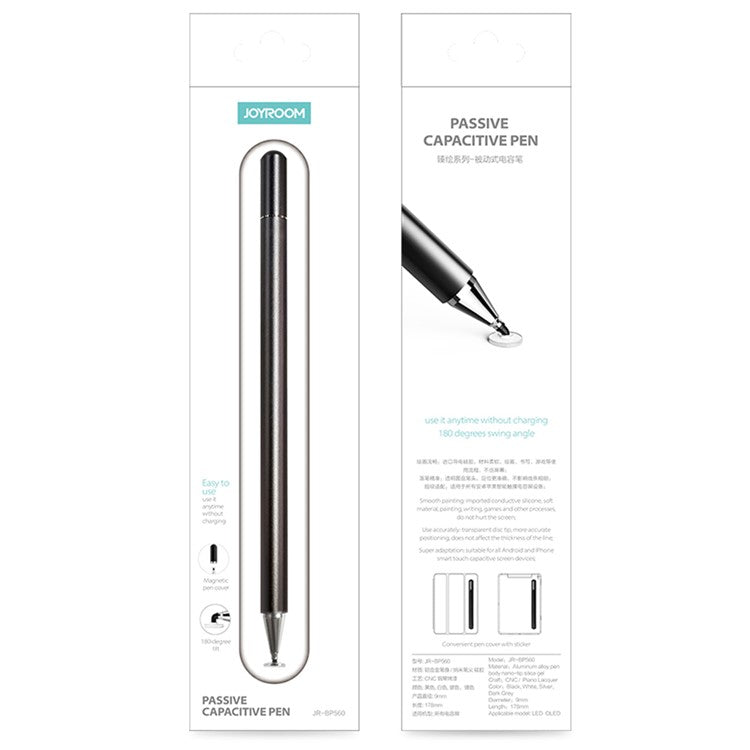 JOYROOM Excellent Painting Series Passive Capacitive Pen for iPhone Samsung Huawei Etc. - White