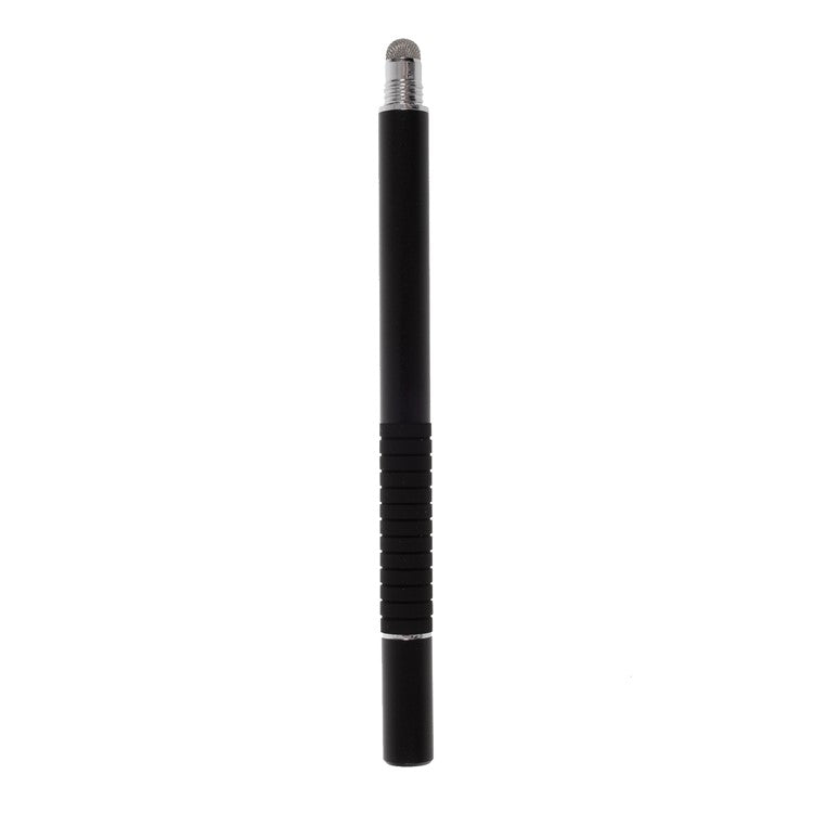 2-in-1 Disc Stylus Touch Screen Pen for Capacitive Touch Screen Smartphone and Tablet - Black