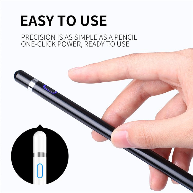 JOYROOM JR-K811 Active Capacitive Pen Sensitive Touch Mobile Tablet Stylus Pen - Black