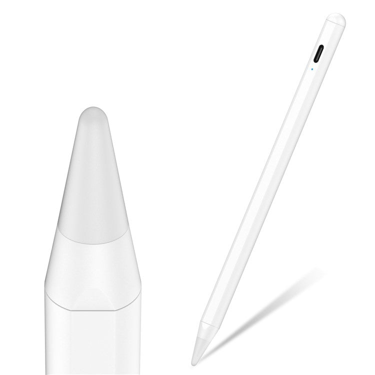 P6T Rechargeable Magnetic Adsorption Touch Screen Active Stylus Pen with Palm Rejection Tilt Detection (CE Certificated) for iPad Pro 11-inch/12.9-inch/iPad Air/iPad Mini/iPad (2018 and Later)