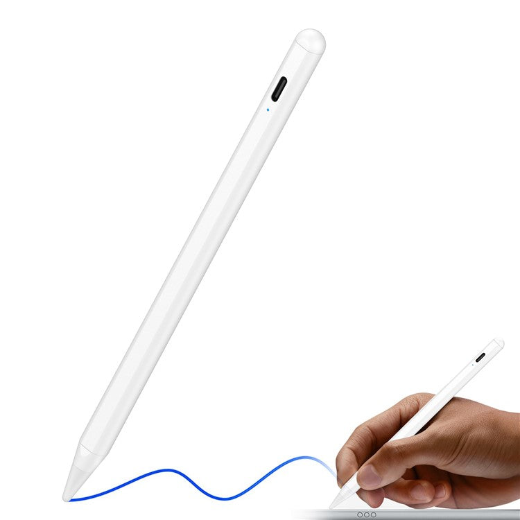 P6T Rechargeable Magnetic Adsorption Touch Screen Active Stylus Pen with Palm Rejection Tilt Detection (CE Certificated) for iPad Pro 11-inch/12.9-inch/iPad Air/iPad Mini/iPad (2018 and Later)