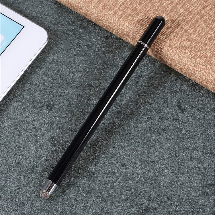 2 in 1 Stylus Touch Screen Pens for All Capacitive Touch Screens - Black