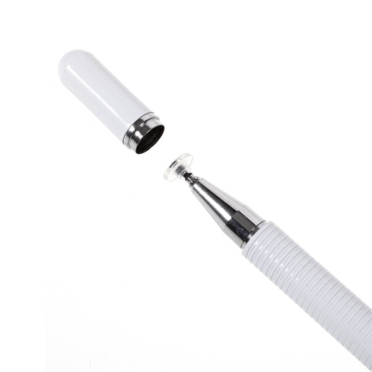 2 in 1 Stylus Touch Screen Pens for All Capacitive Touch Screens - White