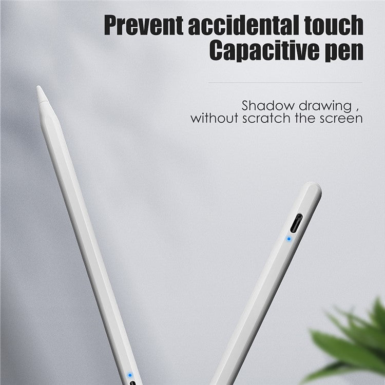 For Apple Pencil 4th Generation Palm Rejection Tilt Sensitivity Magnetic Adsorption Capacitive Stylus Pen for iPad (2018 and Later)