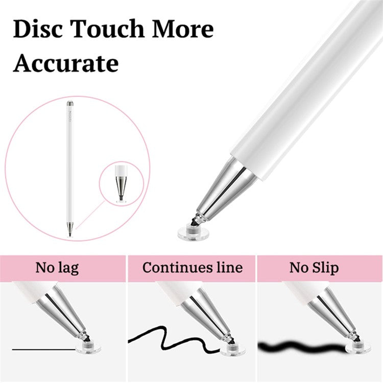 YESIDO ST03 High Precision Sensitivity Disc Stylus Capacitive Touchscreen Pen for Cell Phone Tablet