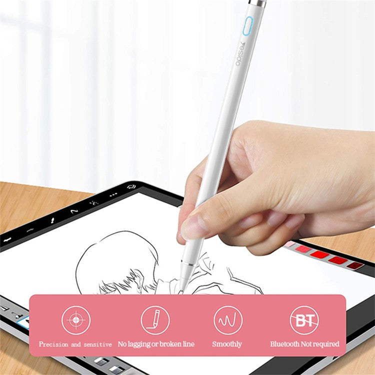 YESIDO ST05 Rechargeable Active Stylus Touch Pen Capacitive Screen Pencil for Phone Tablet