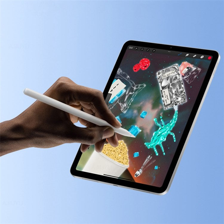 For iPad (2018-2022) Tablet Drawing Writing Stylus Pen Magnetic Adsorption Charging Palm Rejection Tilt Sensitivity Stylus Pen