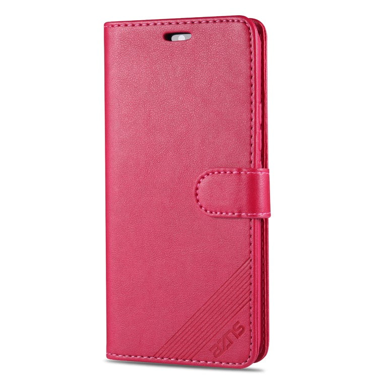 AZNS PU Leather Wallet Mobile Cover for vivo U3/Y19/Y5s - Rose