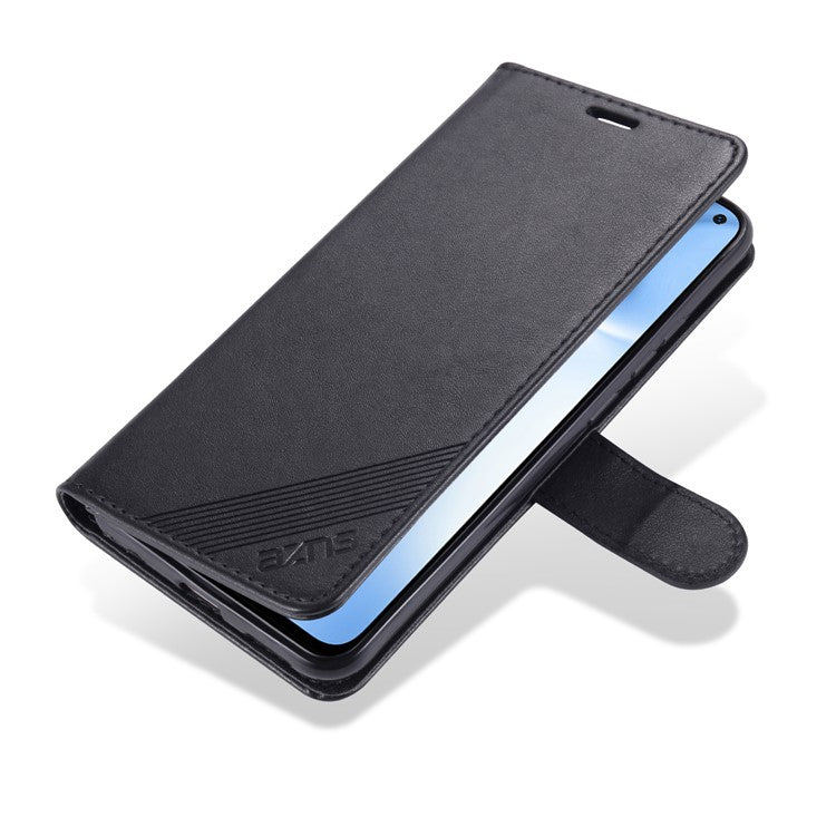 AZNS PU Leather with Wallet Mobile Shell for vivo V17/Y9s - Black