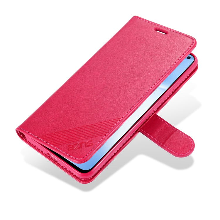 AZNS PU Leather with Wallet Mobile Shell for vivo V17/Y9s - Rose