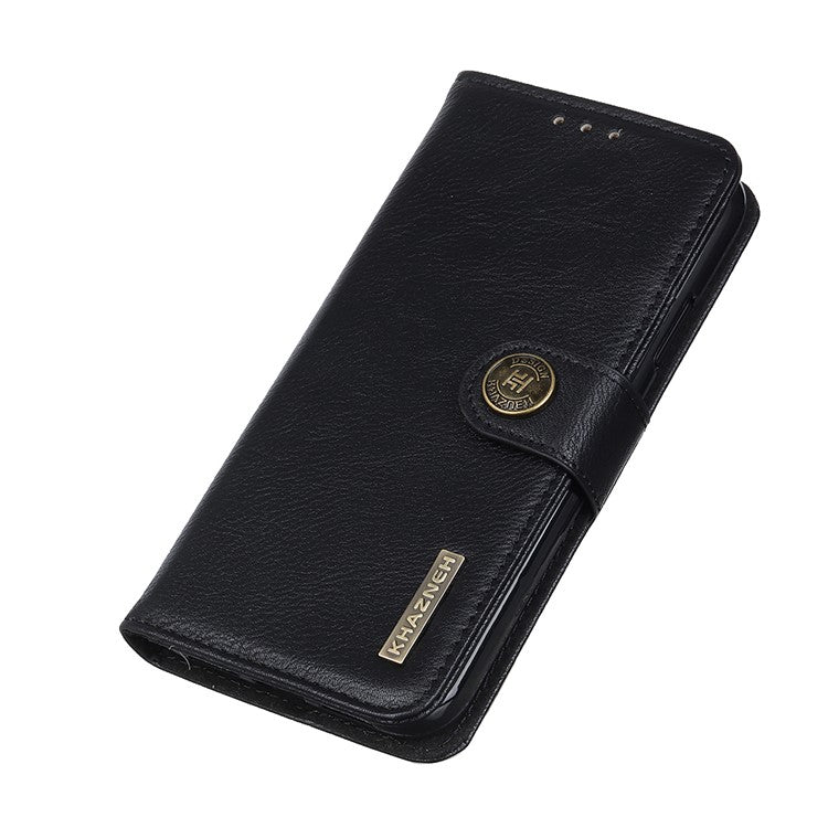 KHAZNEH with Wallet Leather Cover for vivo Y20 - Black