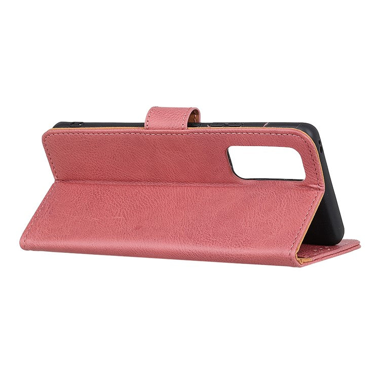 KHAZNEH with Wallet Leather Cover for vivo Y20 - Pink