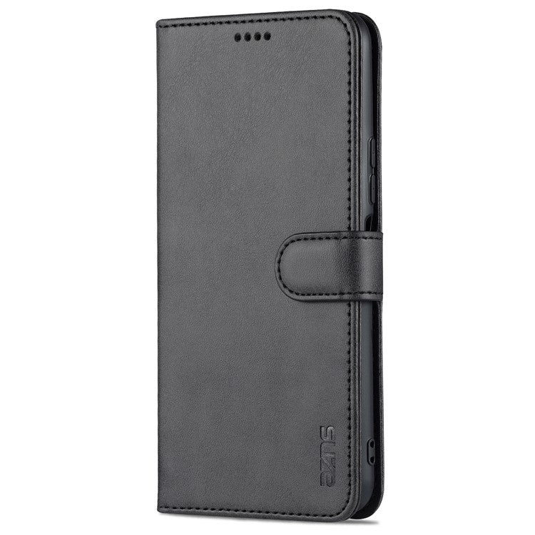 AZNS PU Leather Stand Wallet Cover Protective Phone Case for vivo Y20/Y20i/Y20s/Y11s/iQOO U1x/Y30 (China) - Black