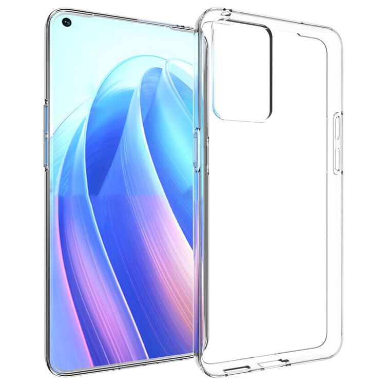 10Pcs / Pack Slim Soft TPU Phone Case Inner Watermark-free Phone Cover for Oppo Reno7 5G (China)