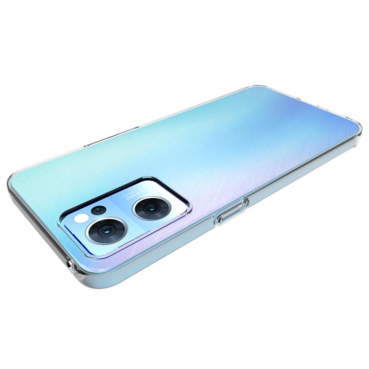 10Pcs / Pack Slim Soft TPU Phone Case Inner Watermark-free Phone Cover for Oppo Reno7 5G (China)