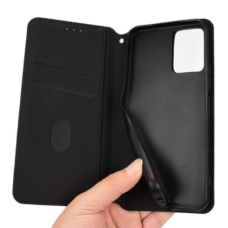 Scratch Resistant PU Leather + TPU Phone Case Imprinted 3D Rhombus Pattern Protective Cover Shell with Stand Wallet for vivo Y33s 4G / Y21 / Y21s / Y32 4G / Y21t 4G / Y21e 4G / Y21a 4G / Y21G / T1X 4G / Y33t - Silver