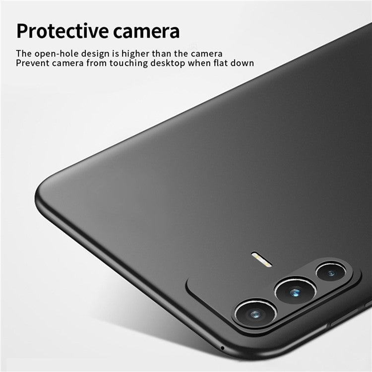 MOFI JK-1 Shield for vivo S12 Pro Matte Finish Anti-fingerprint Anti-fall Hard PC Cell Phone Shell Case - Black