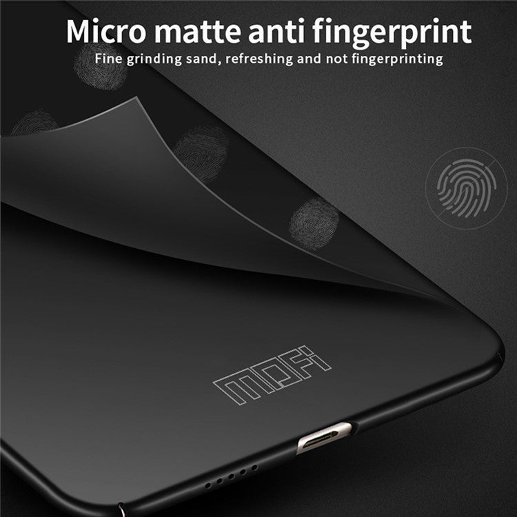 MOFI JK-1 Shield for vivo S12 Pro Matte Finish Anti-fingerprint Anti-fall Hard PC Cell Phone Shell Case - Black