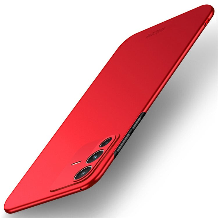 MOFI JK-1 Shield for vivo S12 Pro Matte Finish Anti-fingerprint Anti-fall Hard PC Cell Phone Shell Case - Red