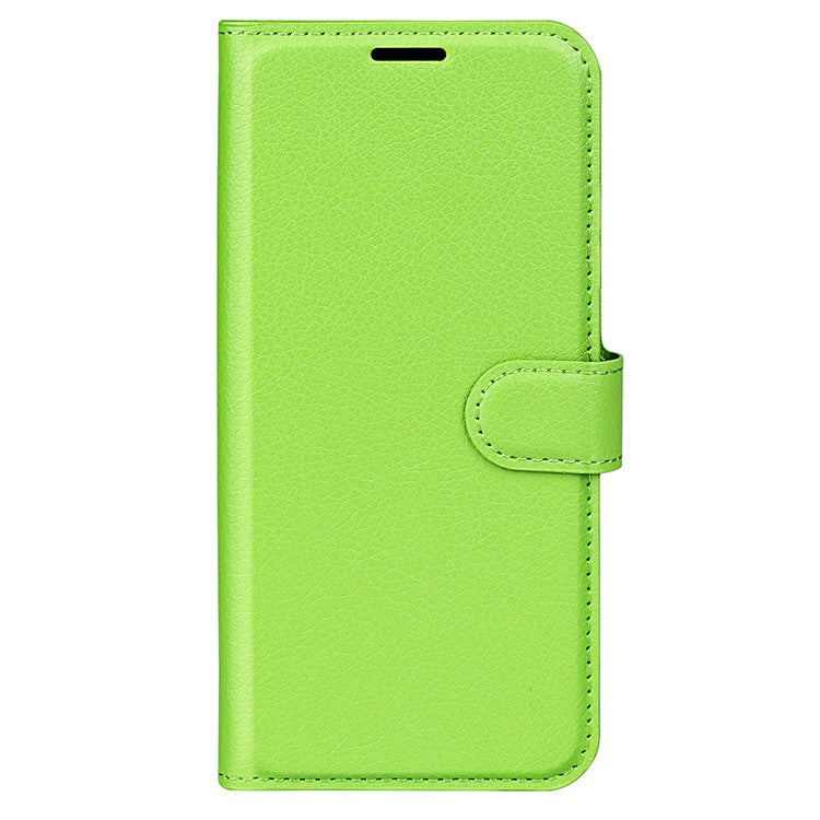 For Realme 9i/Oppo A36 4G/A76 4G PU Leather + TPU Leather Case Wallet Stand Overall Protection Litchi Texture Phone Cover - Green