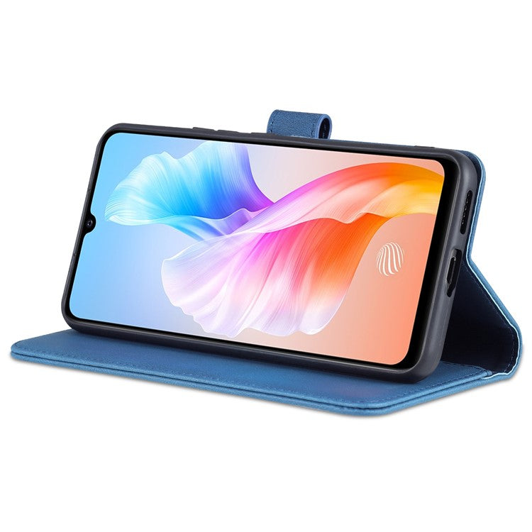 AZNS for vivo S10e 5G/V23e 4G/5G Phone Case, Folio Stand Wallet Magnetic PU Leather Protect Folio Cover - Blue