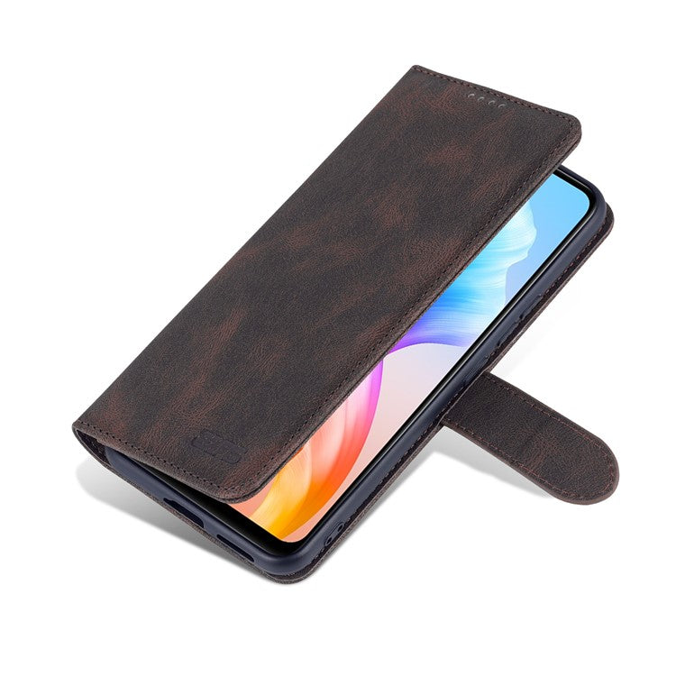 AZNS for vivo S10e 5G/V23e 4G/5G Phone Case, Folio Stand Wallet Magnetic PU Leather Protect Folio Cover - Brown