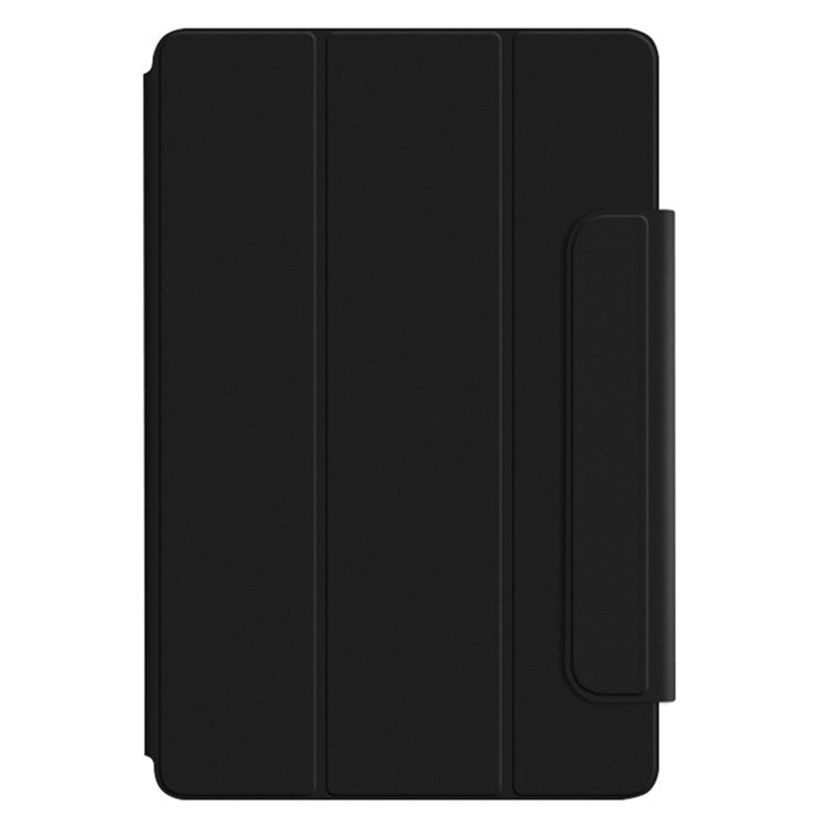 For vivo Pad Tri-fold Stand PU Leather Magnetic Absorption Tablet Case Protective Cover - Black